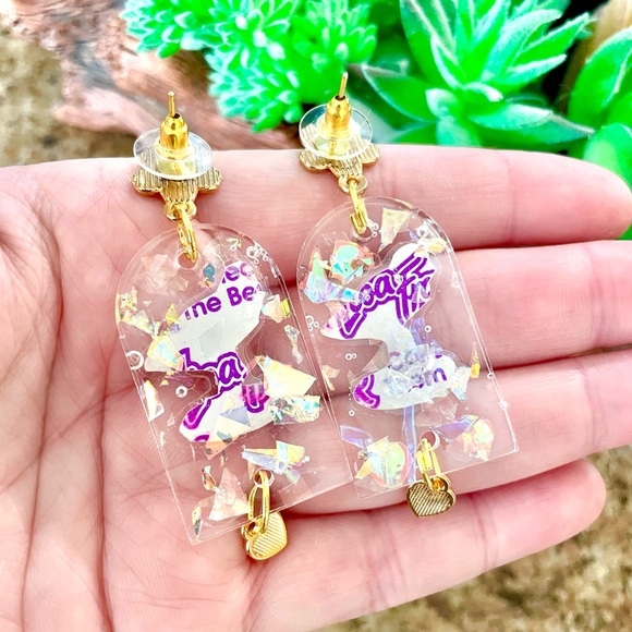 Lisa Frank Flamingo Earrings - Picture 4 of 4